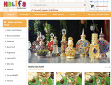 Tablet Screenshot of halifa.com.vn